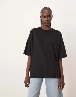 ARRANGE Oversized Premium Heavy Weight T-shirt In Black For Women -ARANG Clothing Shop 207434665 1 black 1