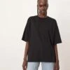 ARRANGE Oversized Premium Heavy Weight T-shirt In Black For Women -ARANG Clothing Shop 207434665 1 black