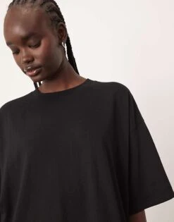 ARRANGE Oversized Premium Heavy Weight T-shirt In Black For Women -ARANG Clothing Shop 207434665 4