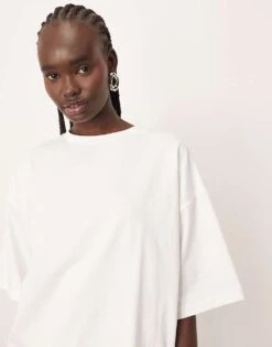 ARRANGE Oversized Premium Heavy Weight T-shirt In White For Women -ARANG Clothing Shop 207434678 1 white 1