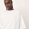 ARRANGE Oversized Premium Heavy Weight T-shirt In White For Women -ARANG Clothing Shop 207434678 1 white