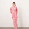 ARRANGE Lace Polo Shirt And Skirt Co-ord In Pink -ARANG Clothing Shop 207800197 2
