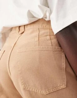 ARRANGE Sydney Denim Barrel Leg Jean In Clay For Women -ARANG Clothing Shop 207928851 3