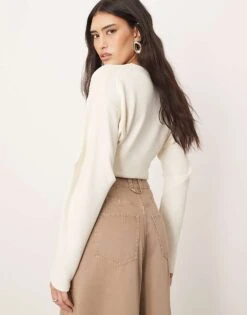 ARRANGE Remi Casual Twill Barrel Trouser In Mocha For Women -ARANG Clothing Shop 207928947 5