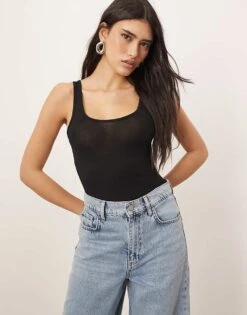 ARRANGE Parker Denim High Waist Slouchy Turn Up Jean In Light Wash Blue For Women -ARANG Clothing Shop 207928967 3