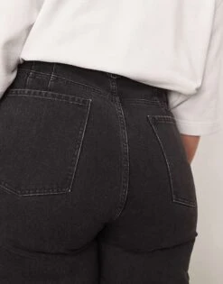 ARRANGE Curve Sydney Denim Barrel Leg Jean In Washed Black For Women -ARANG Clothing Shop 208108805 5