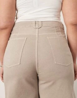 ARRANGE Curve Sydney Denim Barrel Leg Jean In Heather Grey For Women -ARANG Clothing Shop 208108821 4